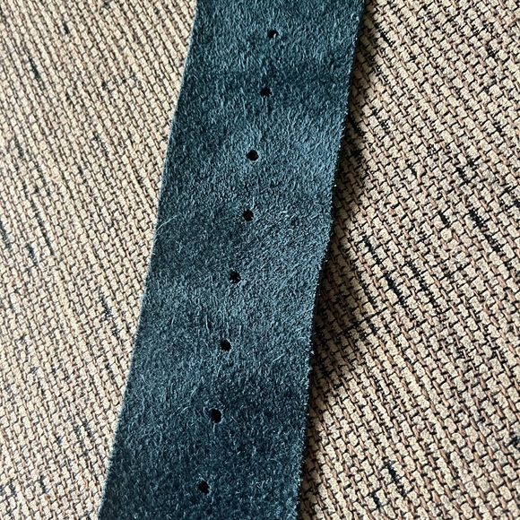 Leather Belt - black boho - Picture 4 of 6
